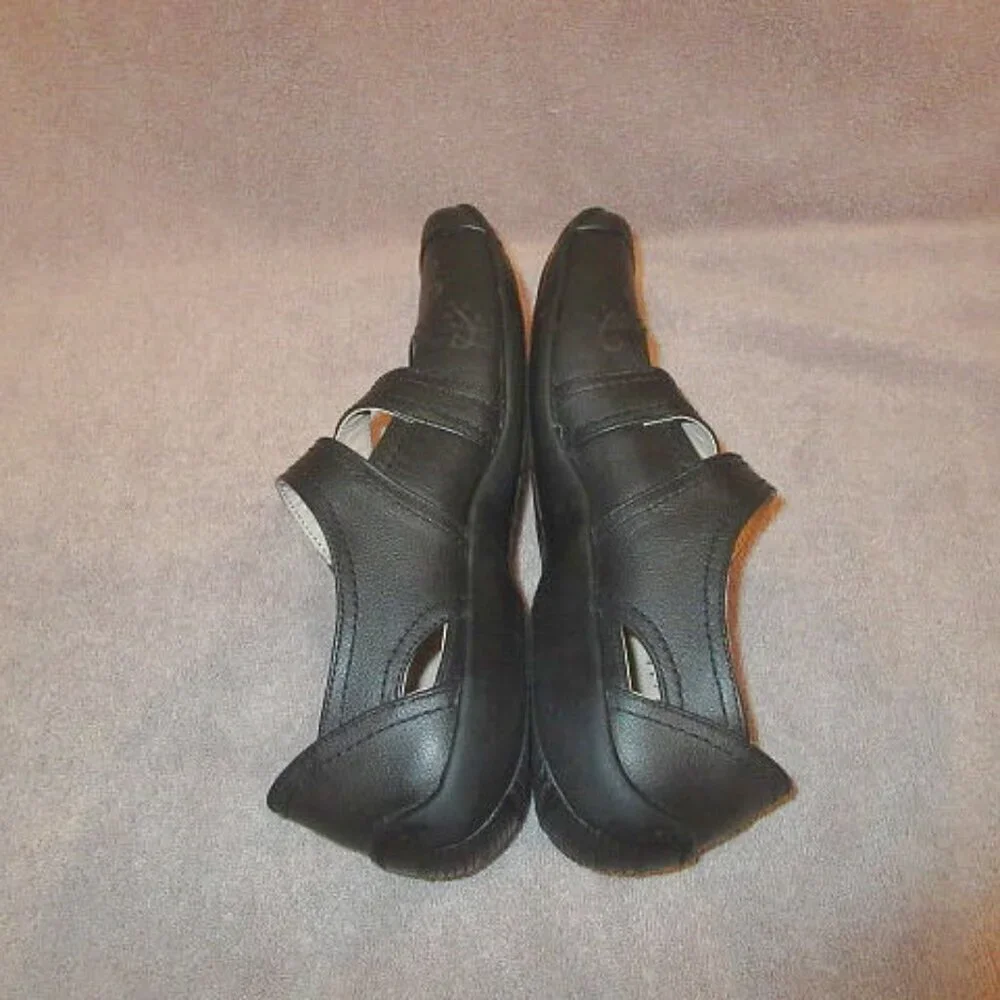 Ros Hommerson Chelsea Mary Jane Shoes Size 9.5 N Leather Comfort Cushion Work